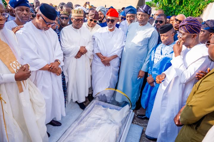 Osinbajo, Abiodun, Sanwo-Olu, Dangote, Osoba, Others Bid Awujale Farewell