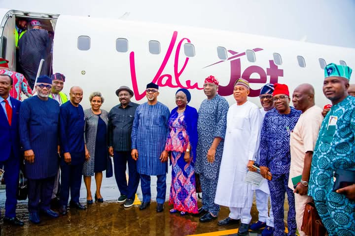 Abiodun Makes History, Inaugurates First Commercial Flight at Gateway International Airport